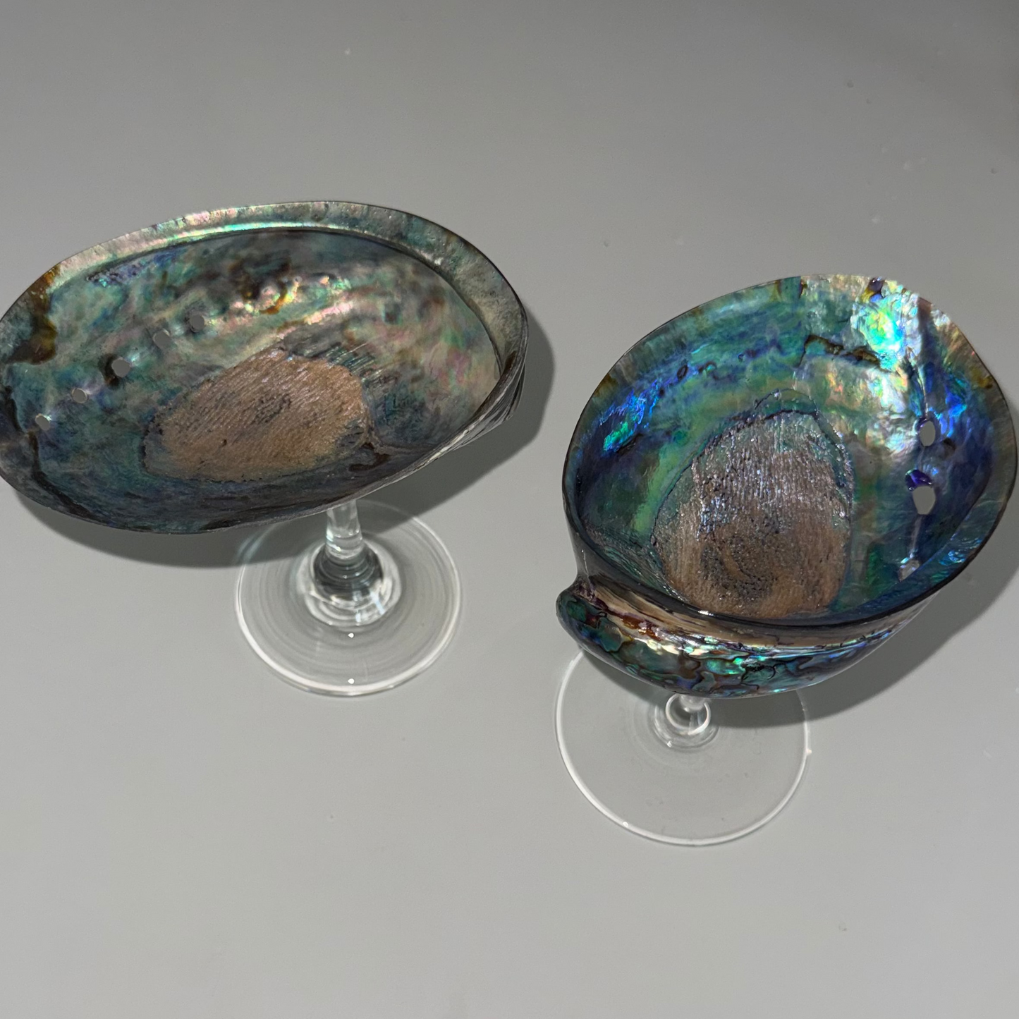 Blue Abalone Glass