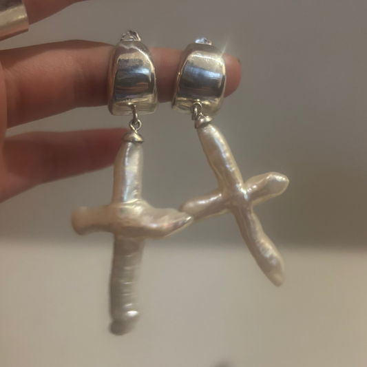 Lumière Cross Hoops